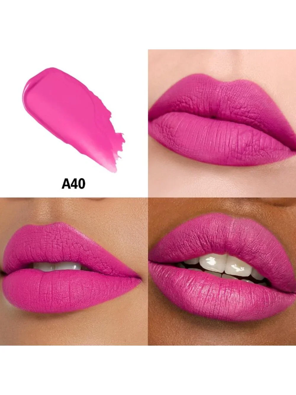 Women A40 Miss You Long-Lasting Non-Sticky Waterproof Matte Liquid Lipstick
